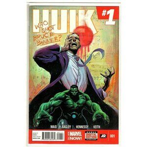 Hulk no. 1 Who Shot Bruce Banner 2014, Marvel NM Mark Waid, Jerome Opena